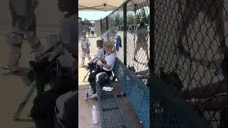 Dugout secret weapon #baseballmom