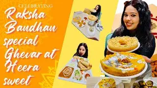 One of the best ghevar in India at Heera sweets greater Noida 😱😱😋