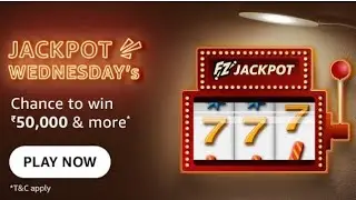 Amazon Wednesdays Jackpot, Spin and Win,Quiz on May 17, win 50000, Quiz Answers Today