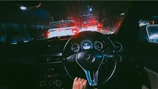Late Night Car Drive in Bangalore