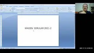 SORU ÇÖZÜM KAMPI - 13.11.2021