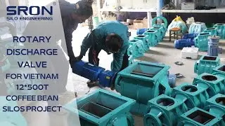 Rotary Discharge Valve for Vietnam 12&times;500t Coffee Bean Silos Project