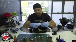 Разработка шлема Antman / Установка корпуса интеркома Trix на заказ