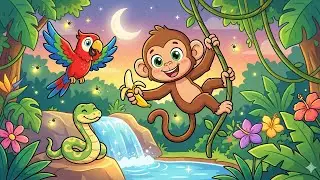 Miko the Monkey&rsquo;s Big Jungle Adventure! 🐵🌴 | Kids Jungle Show
