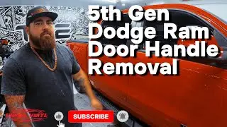 How to remove Dodge ram 5th gen door handles 