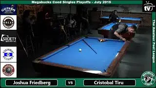 Cristobal Tiru vs. Joshua Friedberg, July 2016 Megabucks Amateur Pool League