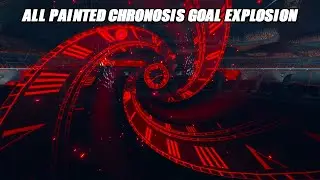Showcasing All Painted *NEW* Chronosis Black Market Goal Explosion! - Rocket League Showcase