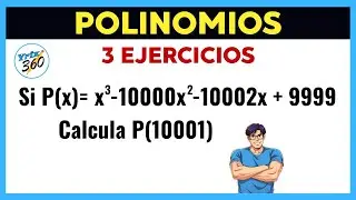 3 Ejercicios de Polinomios #algebra