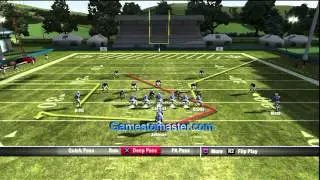 Madden 11 Man Coverage Confusion Glitch - Wide Open FB