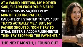 AT A FAMILY MEETING, MY MOTHER SAID, 