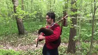 Gaita gallega en los bosques finlandeses