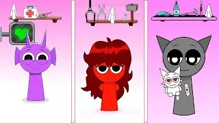 OH NO! HELP! 😱 DURPLE 🆚 RETAKE 🆚 GRAY | Sprunki Incredibox