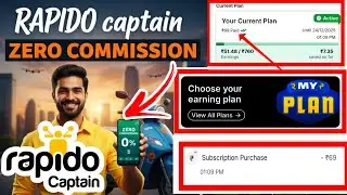 Rapido Captain New Subscription Plan 🔥 Rapido Zero Commission Plan  | 0 Commission Plan Rapido bike 