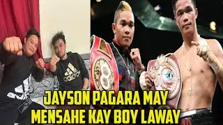 Jayson Pagara may mensahe kay Boy laway Jasper Cayno Carl Pe&ntilde;alosa naka sparring din si Cayno