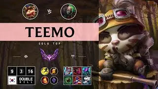 Teemo Top vs Singed - KR Master Patch 14.12