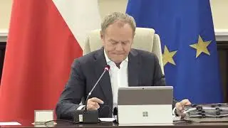NA ŻYWO | Wypowiedź Premiera Donalda Tuska przed posiedzeniem Rady Ministr&oacute;w