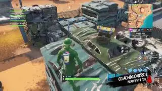 Fornite Fortbyte #28 - Accessible by Solving the Pattern Match Puzzle outside a Dessert Junkyard