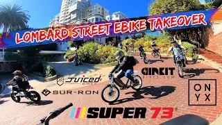 Lombard Street Takeover by Super73 Bay Area Super Squad in San Francisco | GoPro Hero 7 RAW FPV