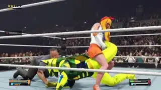 WWE 2K25: Крисзилла Кибер-Волчица против Сейлор Венеры