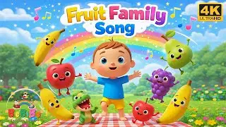 Fruit Family Song - Learn Colors & Fruits Names for Children | BoBiBo
