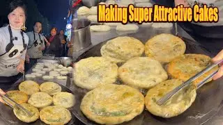 Making and Selling Super Delicious Pork Pancakes p238 #food #streetfood #美食 #delicious #cooking
