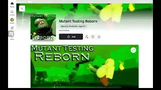 Why am i not allowed in Noob vs zombies but only mutant testing on budget allows me 😔