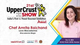 Amrita Raichand makes Macadamia Energy Bites at the UpperCrust Show