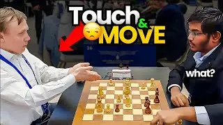 The Curious Case of Adjusting the Piece | Ruslan vs Bharath | World Blitz 2023