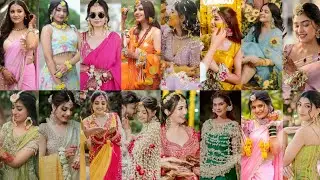 Наряд Haldi Mehndi 2026/Платье для церемонии Haldi, платье для церемонии мехенди