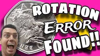 RARE ROTATION ERROR FOUND!! rare 50p coin hunt BENJAMIN BUNNY No103