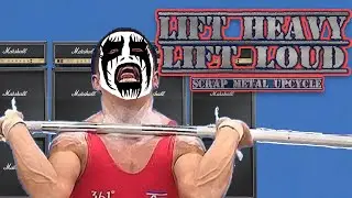 Lift Heavy Lift Loud (Scrap Metal Upcycle)