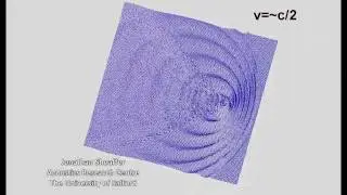 Moving Acoustic Source (half speed of sound)