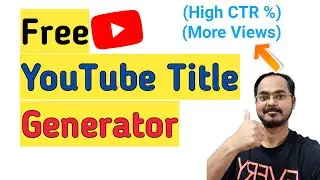 Title Generator for YouTube Video