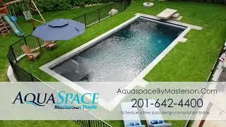 Inground Concrete Pool Installation in Ridgewood NJ Aquaspace by Masterson Pools