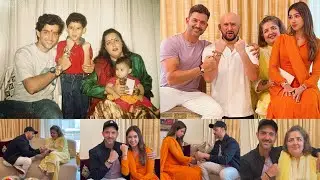 Raksha Bandhan Celebrations | Hrithik Roshan With his sisters Pashmina Roshan and Sunaina Roshan ||