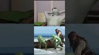 Mr. Green Finding His Friends in Pirates of the Caribbean