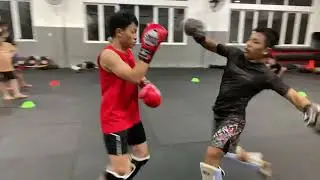 Weekly sparring! Good training, good fighting!