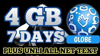 4GB Data Valid for 7 Days ( Globe Promo )