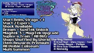 Thamasa Time Trials Showcase! Relm & Strago's Magical Adventure! Final Fantasy 6 Worlds Collide