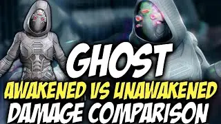 Ghost Awakened Vs Unawakened Damage Comparison | How Much Does She Need It? | Contest Of Champions