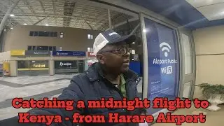 Midnight flight to Nairobi Kenya from  #harare #zimbabwe #africa #travel #tourist #kenya #Airport 