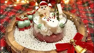 🎅 घर पर Christmas Candle कैसे बनाएं | Easy & Attractive| Easy DIY for beginners 