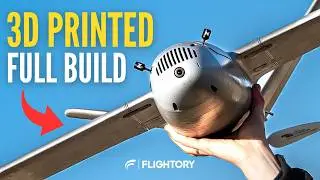 Full Build of a 3D Printed Fixed Wing | Stork