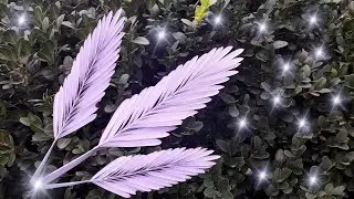 3D Paper realistic leaves / Christmas decoration