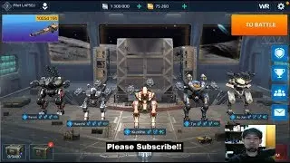 War robots test server,  cryo freeze rockets, robot and weapon re-balances and new map.
