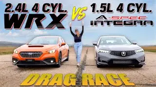 Acura Integra против Subaru WRX Drag Race: доступный, механический, турбо &mdash; но быстрый?