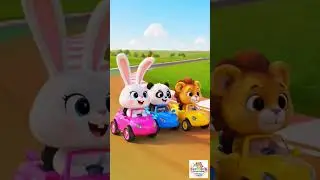 Racing cars Speed and Shine l Animal Vs Kids Car Racing | ToraTora Cartoon Channel |#carracing #kids