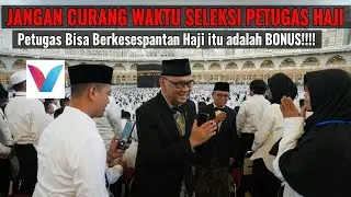 Menteri Haji dan Umrah Gus Irfan minta seleksi petugas haji bersih. Tidak boleh curang saat CAT !!!!