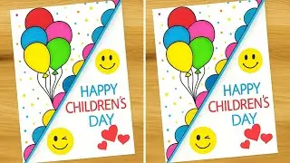 DIY Children's Day Card 🥰 | How to make Children's Day Card | Children's Day Card Making Ideas