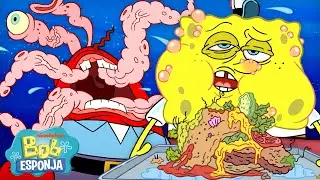 Bob Esponja | Momentos do Bob Esponja Que Nos Deixam Arrepiados! 😬 | 45 Minutos | Português